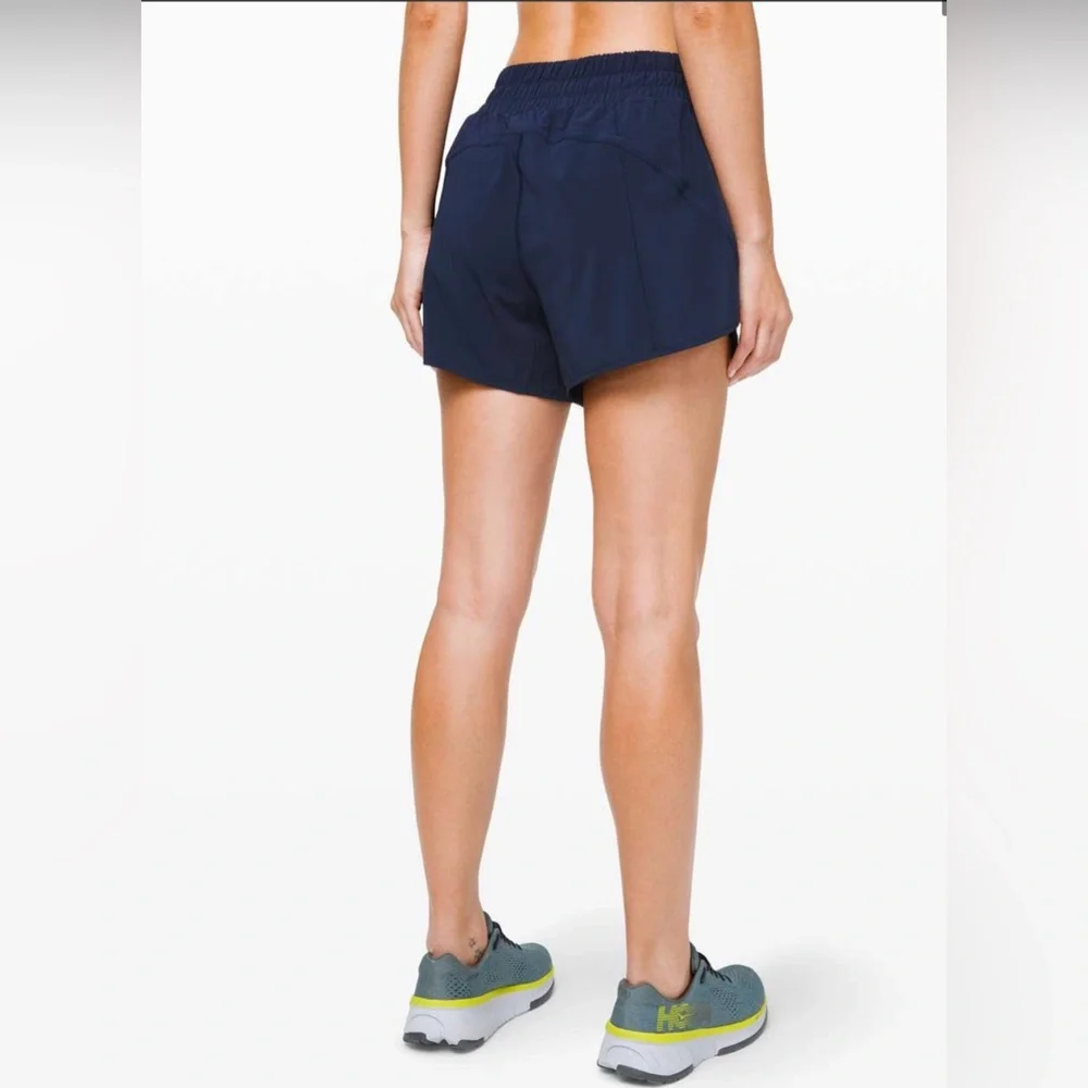 Lululemon Track That Short 5" True Navy Size 20 - Picture 2 of 9